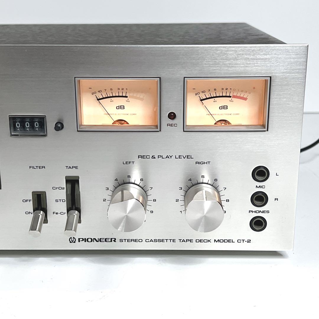 【良品・動作品】 Pioneer CT-2 カセットデッキ　パイオニア　再生OK