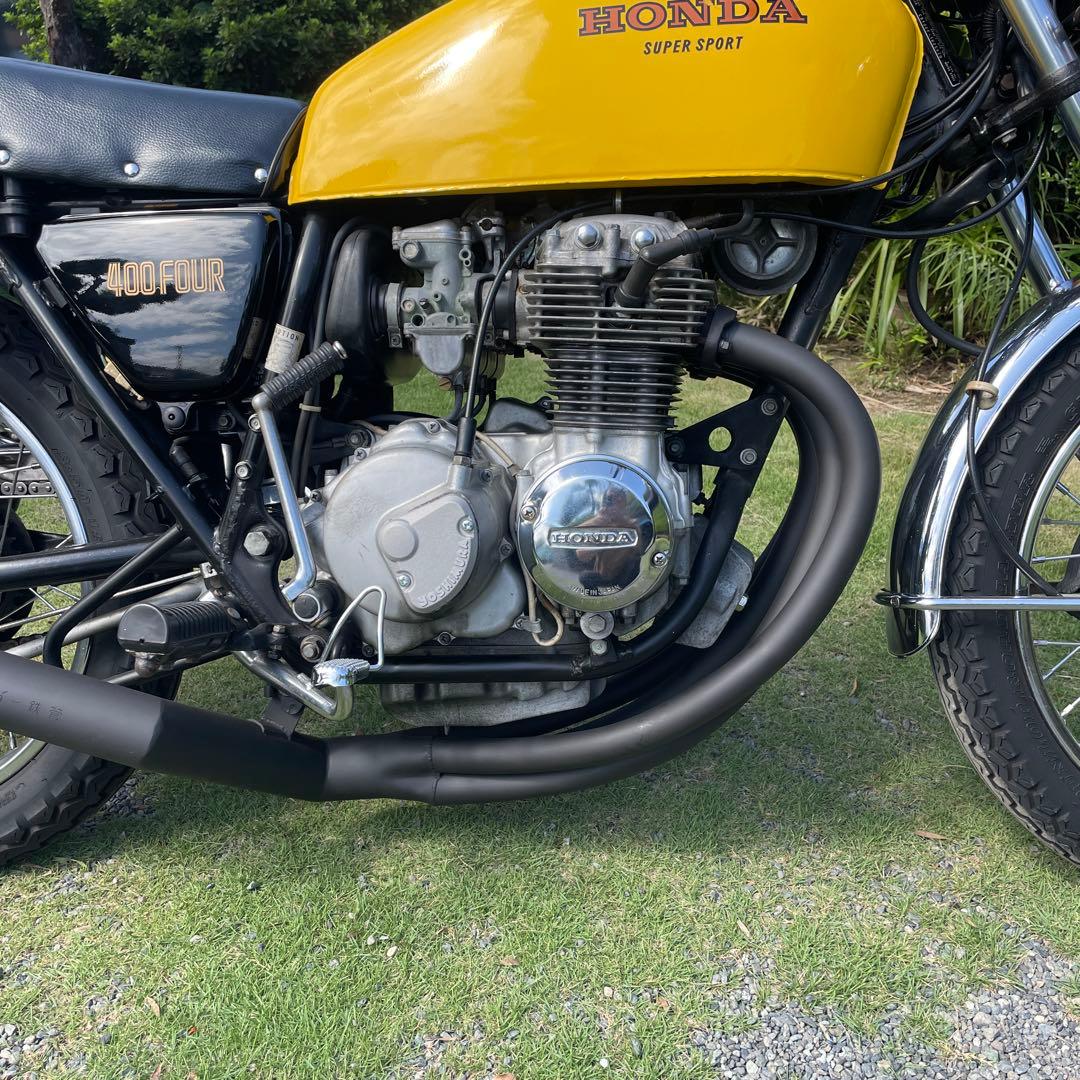 ヨンフォア用手曲げマフラー　CB400F