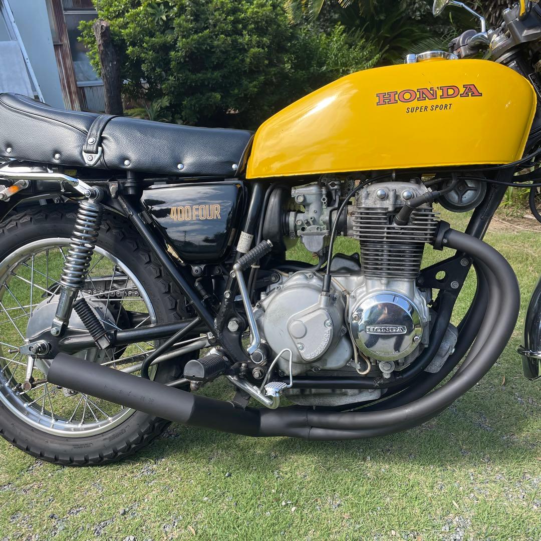 ヨンフォア用手曲げマフラー　CB400F