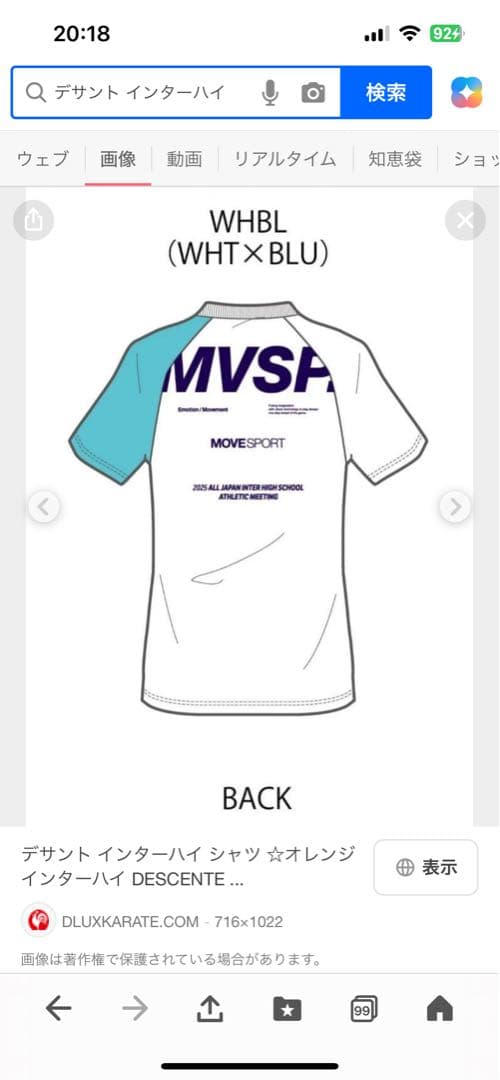 デサント　インターハイ 2025 シャツ