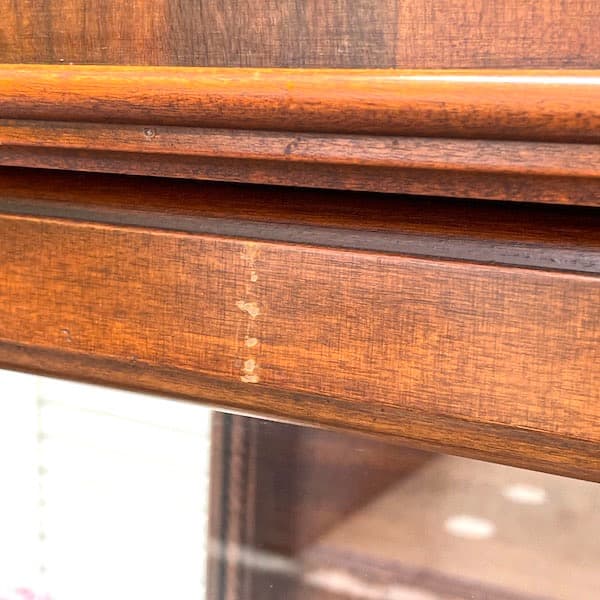 関西限定　送料別イギリスビンテージ家具　ガラスキャビネット　カップボード　飾り棚