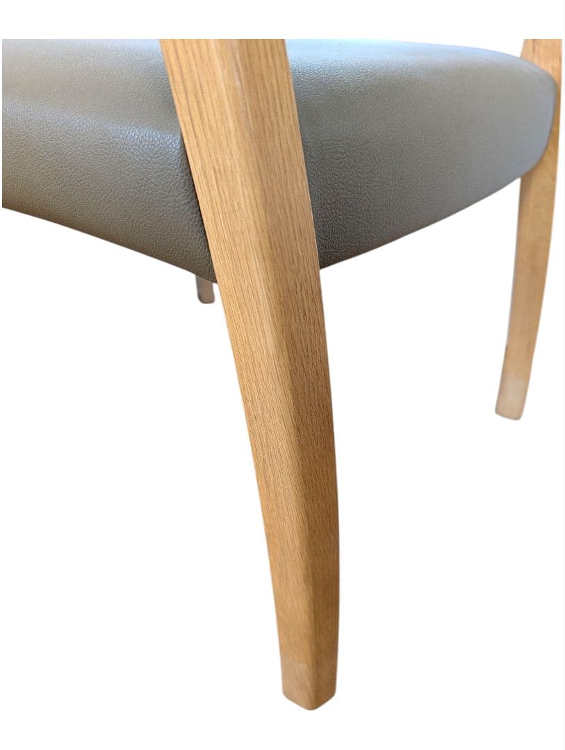 【極上品】浜本工芸 ダイニングチェア DC-5400 合成皮革 レザーチェア