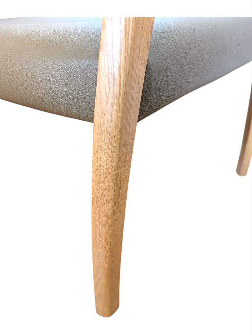 【極上品】浜本工芸 ダイニングチェア DC-5400 合成皮革 レザーチェア