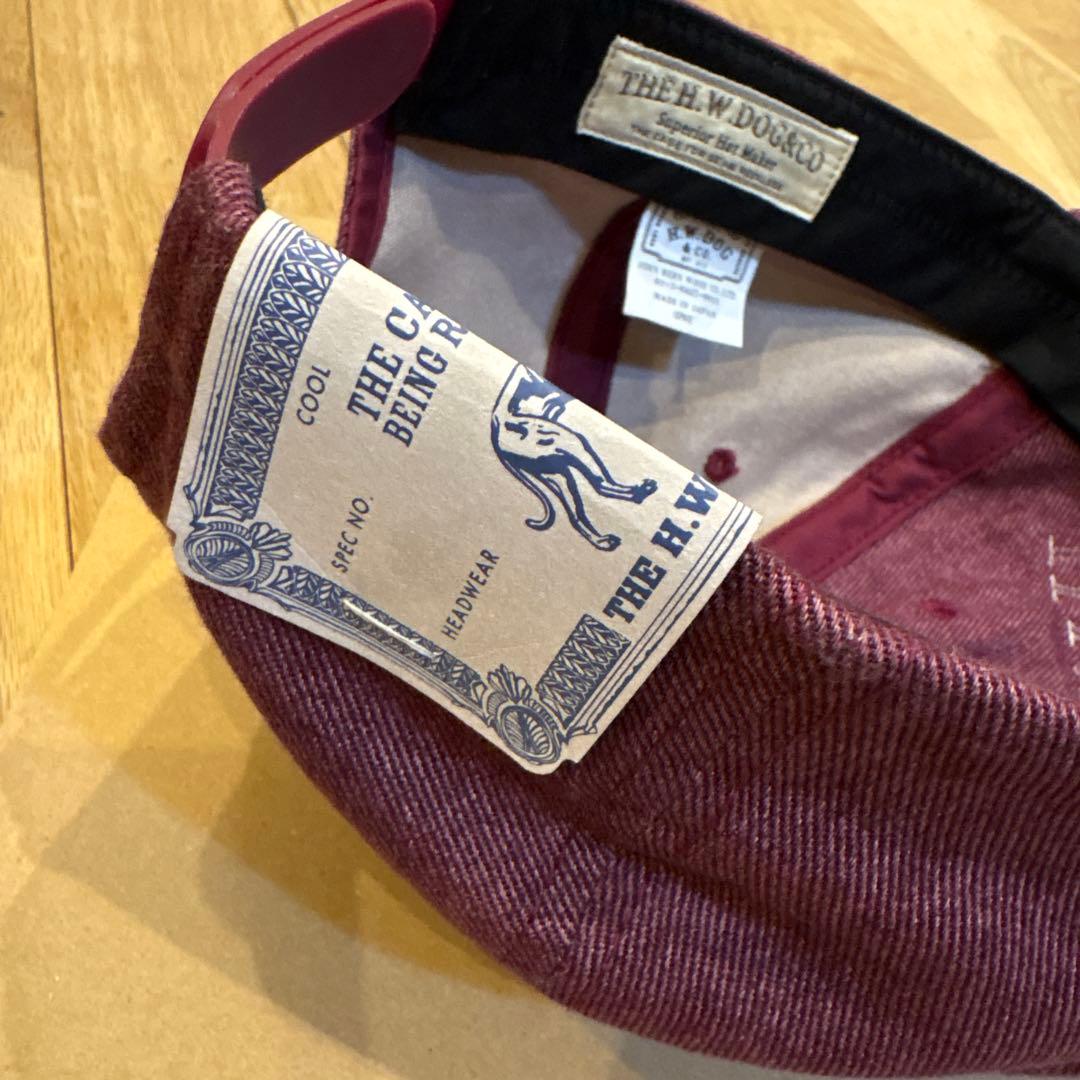 THE H.W.DOG&COモーターサイクルキャップ