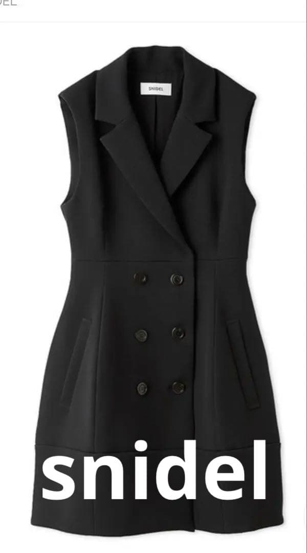 【SNIDEL】着用１回のみ！今日限定値下♡完売品♡コンストラクトミニワンピース