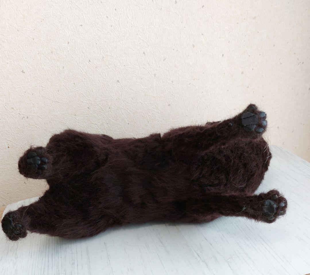 羊毛フェルト　猫(黒猫)