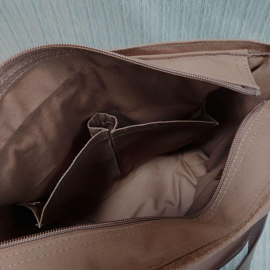 柿渋染め酒袋のサコッシュバッグ(蓋付きマグネットタイプ)