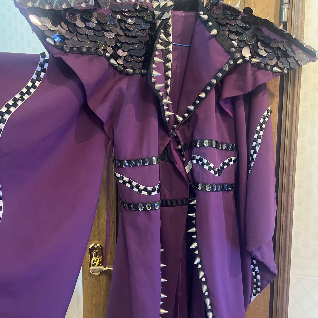 値下げしました‼️紫のスパンコール装飾　舞台衣装　大衆演劇