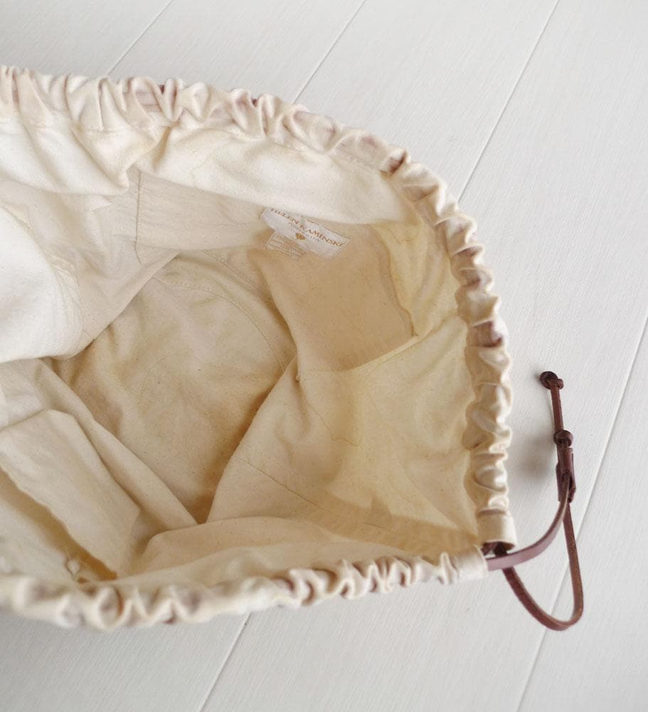 ヘレンカミンスキー ラフィアのトートバッグ かごバッグ レザー 本革