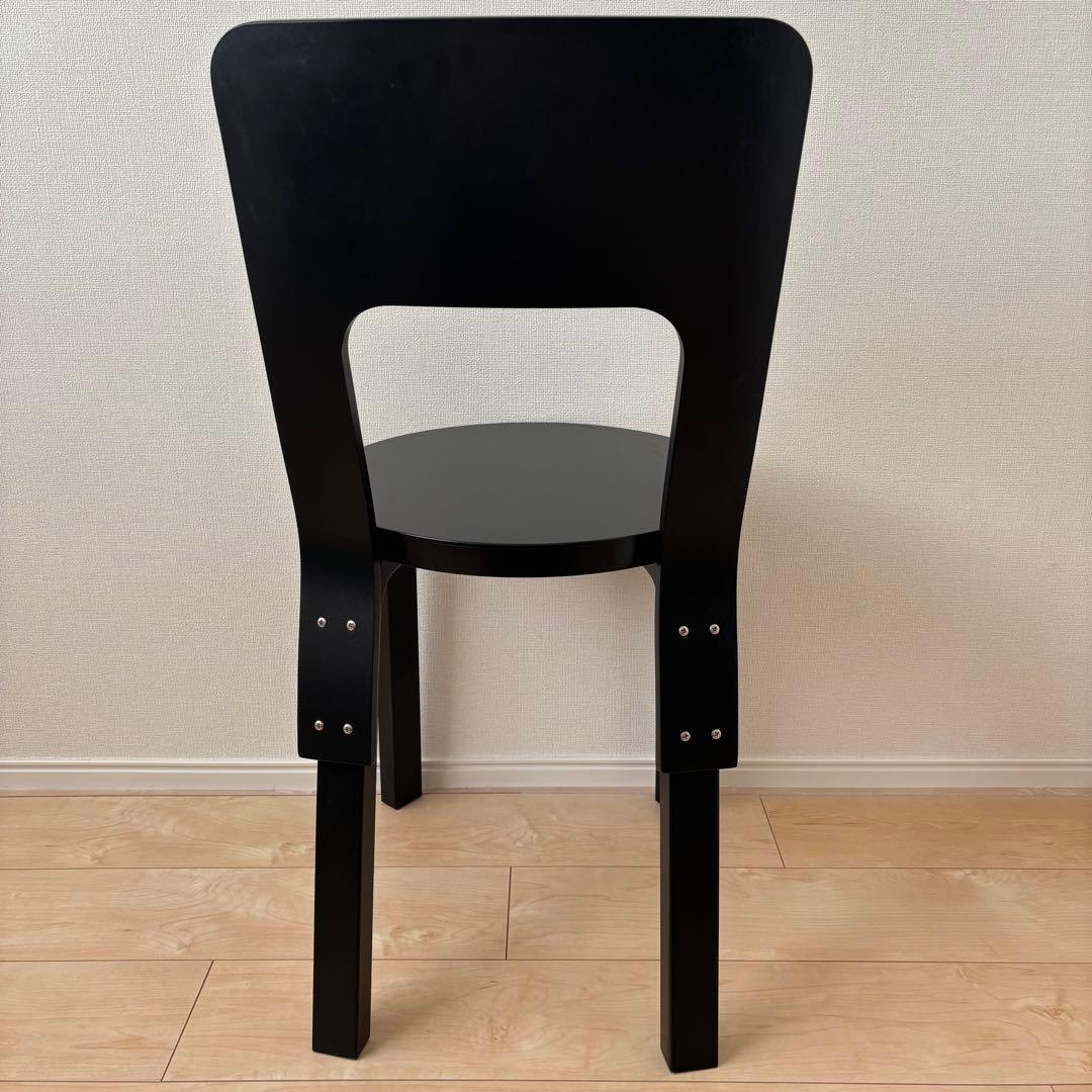 最終価格／artek チェア66 ブラックラッカー