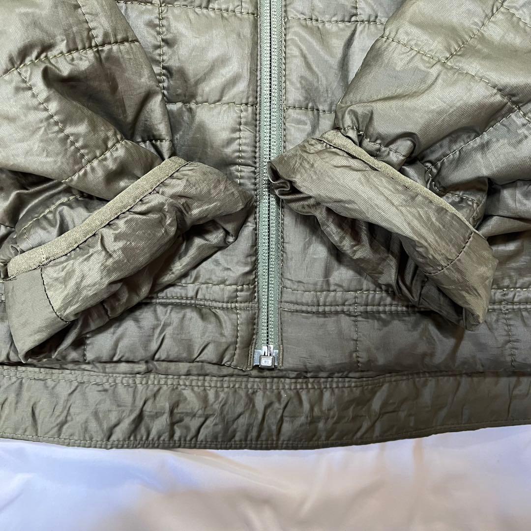 【美品】パタゴニア ナノパフジャケット ベイシングリーン オリーブ プリマロフト