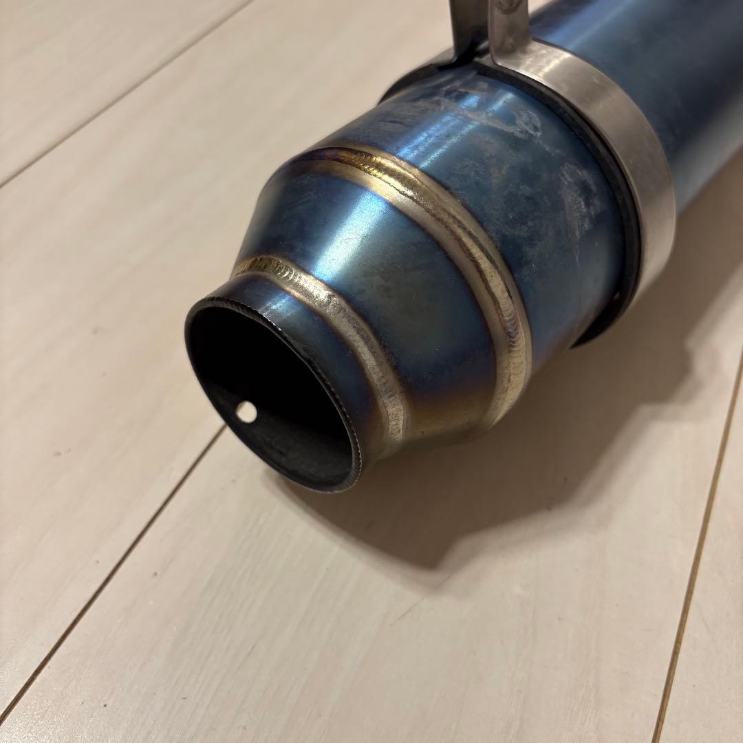 Kファクトリー バレルマフラー 焼き付け バイク 単車 60.5パイ 汎用