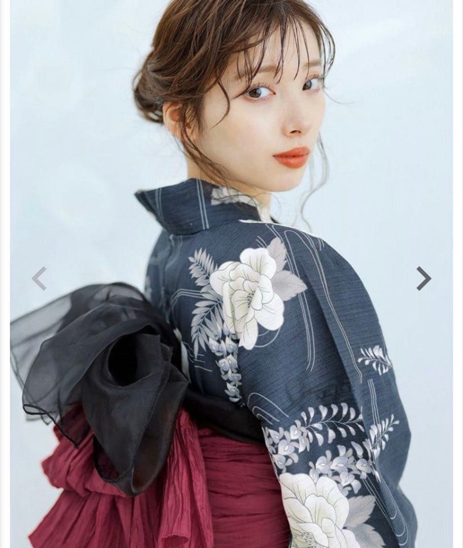 DITA浴衣セット 凪の藤ながれ