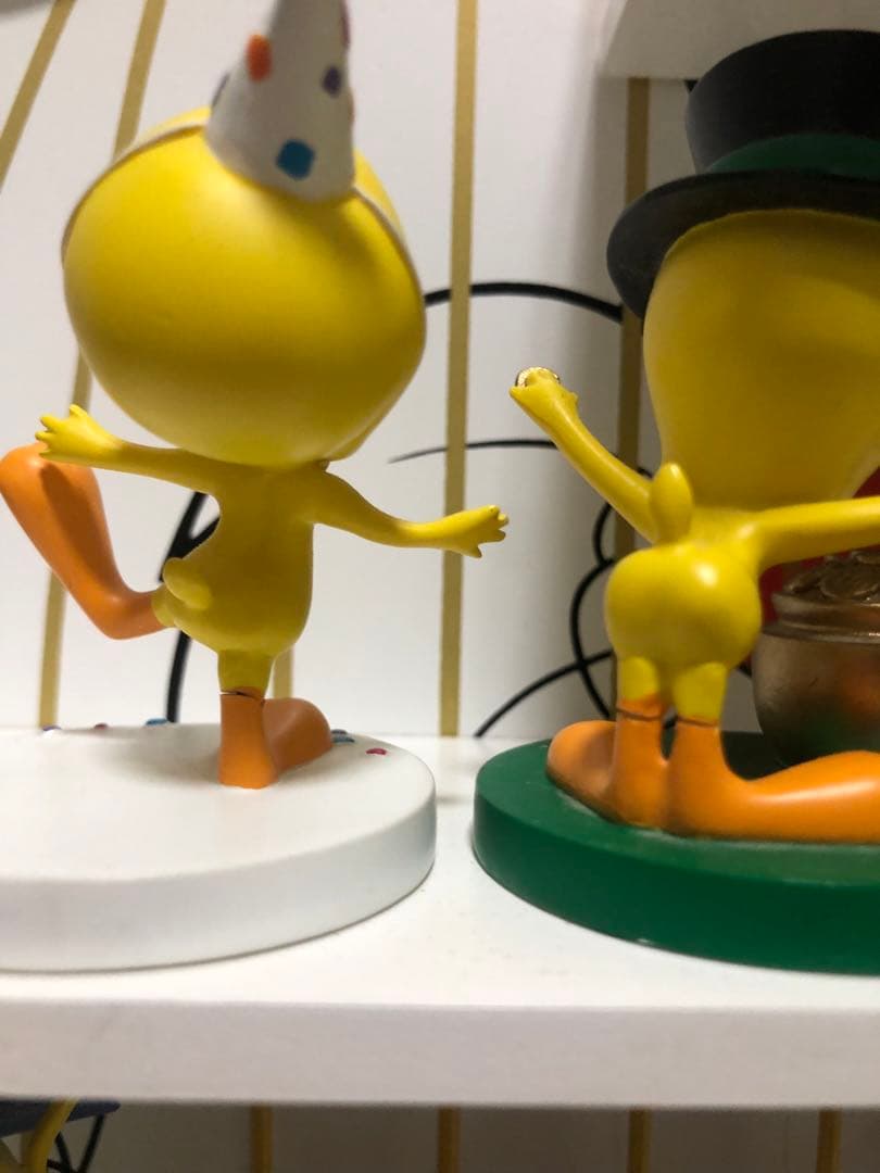 ルーニーチューンズトゥイーティーフィギュア鳥かご壁掛けカレンダーUSコレクター品