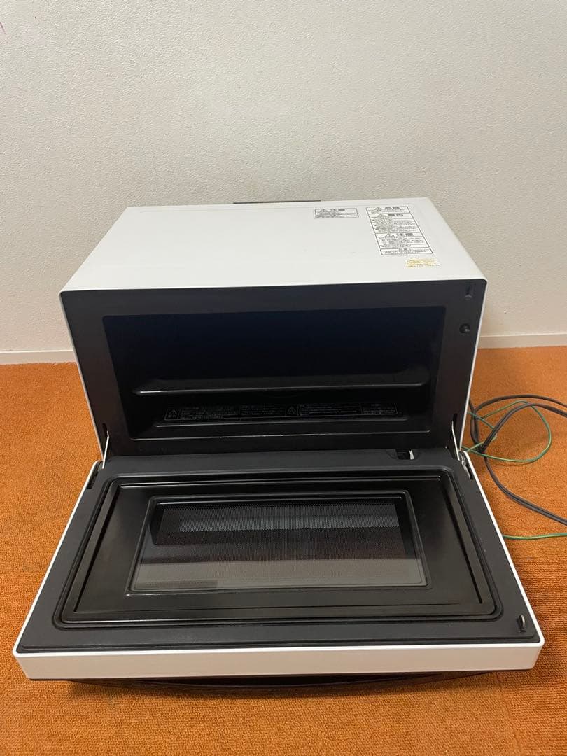 美品 東芝 レンジ オーブンレンジ 電子レンジ ER-S60 フラット庫内