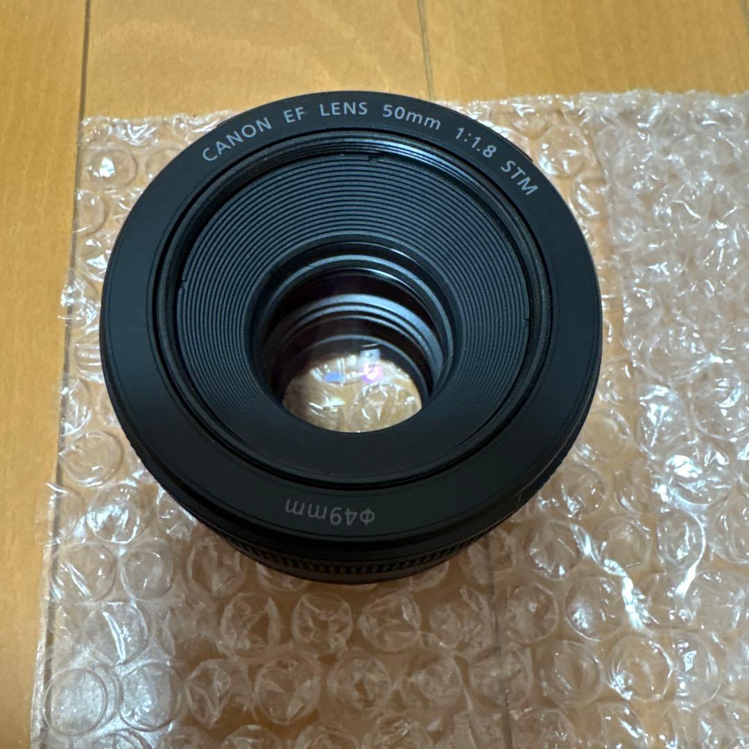 美品　キャノン　Canon EF50mm F1.8 STM 単焦点　レンズ