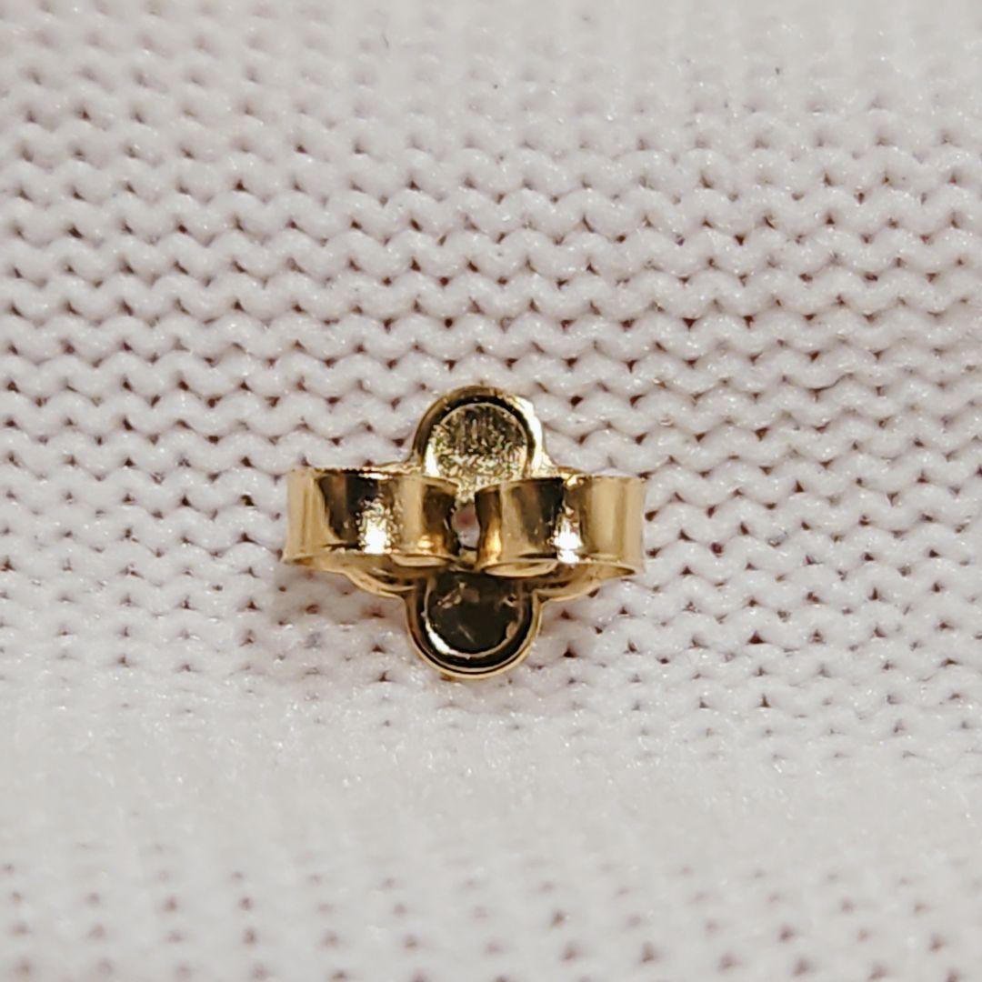 美品 ルイヴィトン ピアス LVロゴ ゴールド M00610 金