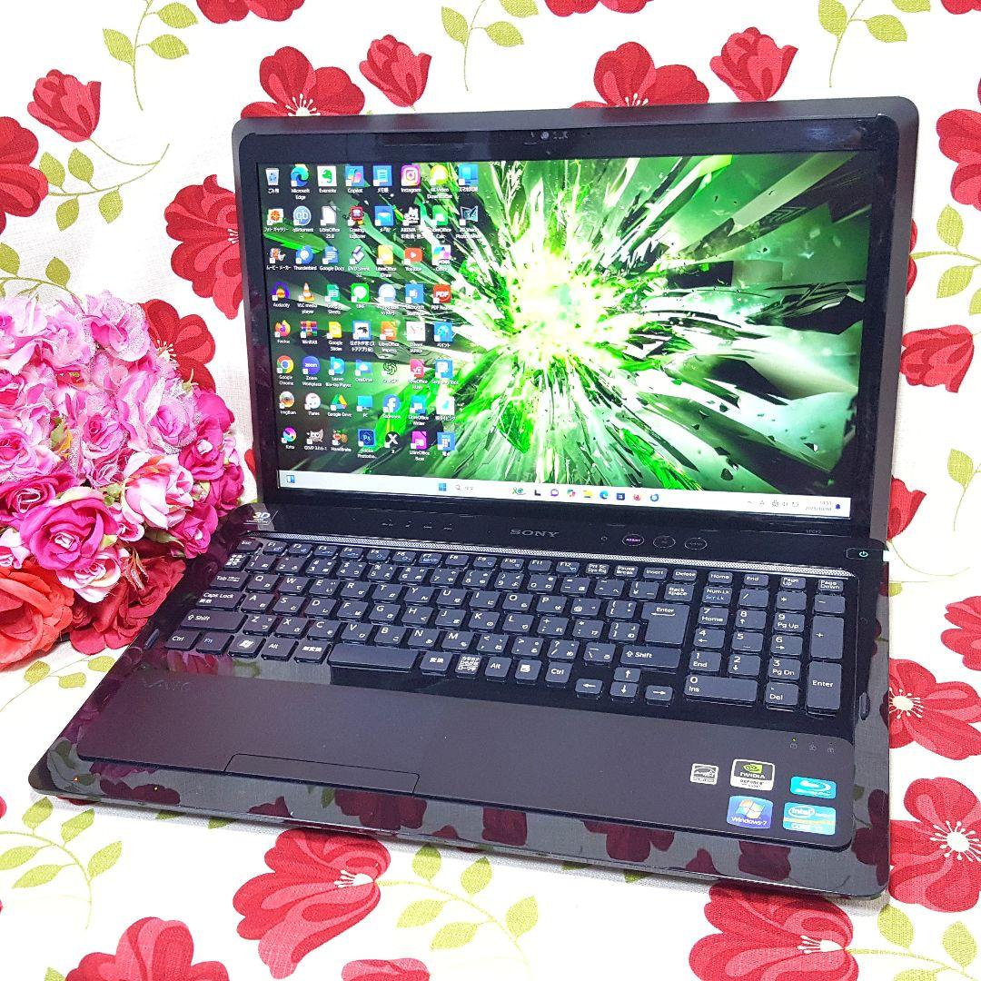 極上★Wind11★新品SSD512GB★メモリ8GB★SONY★VIAO