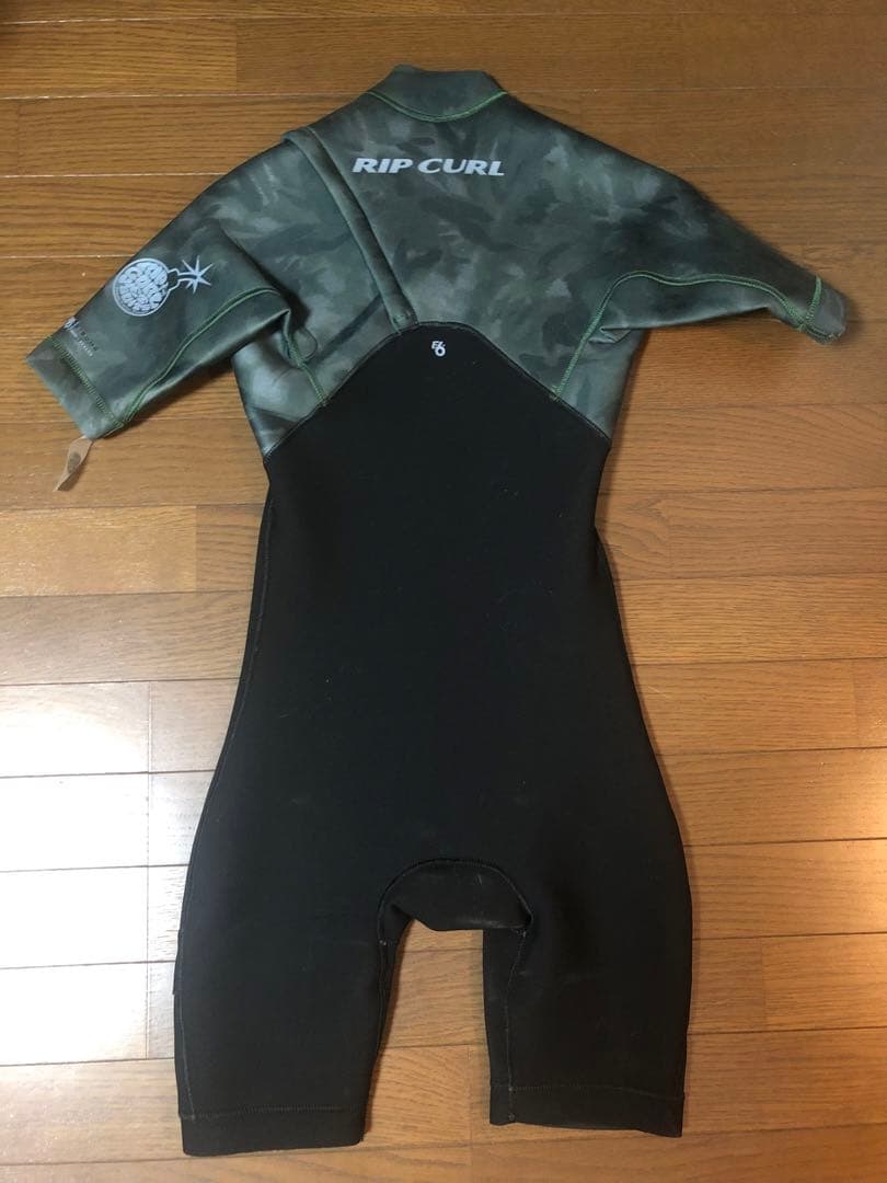 RIP CURL ショートジョンウェットスーツ 迷彩/ブラック