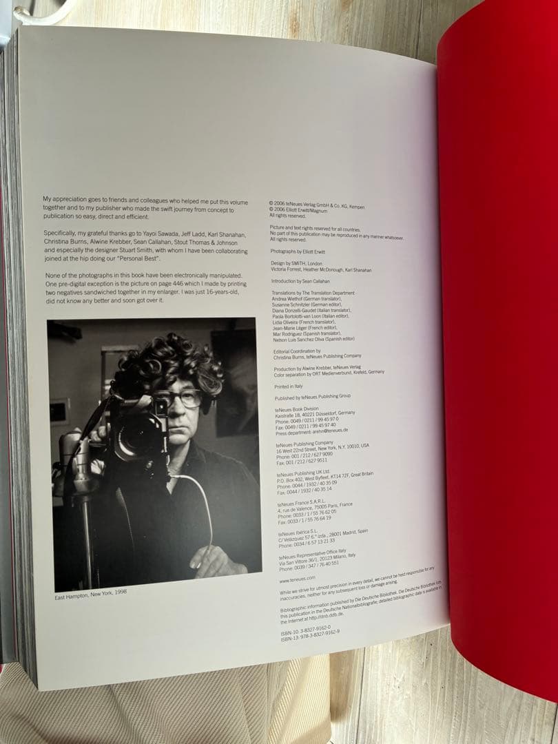 Elliott Erwitt Personal Best ハードカバー(限定版)