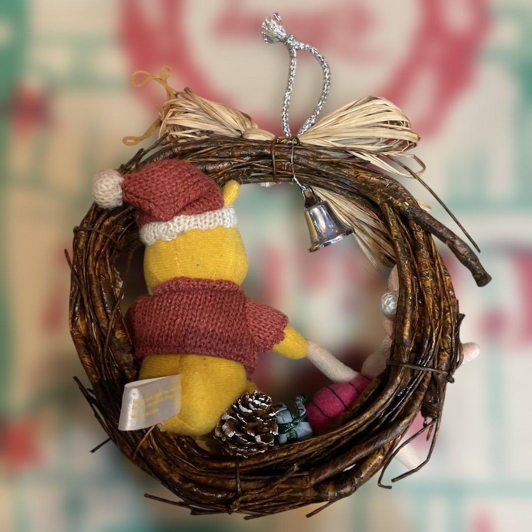 くまのプーさん クリスマス 森のおうちと大きなツリー　リース　スノーグローブ