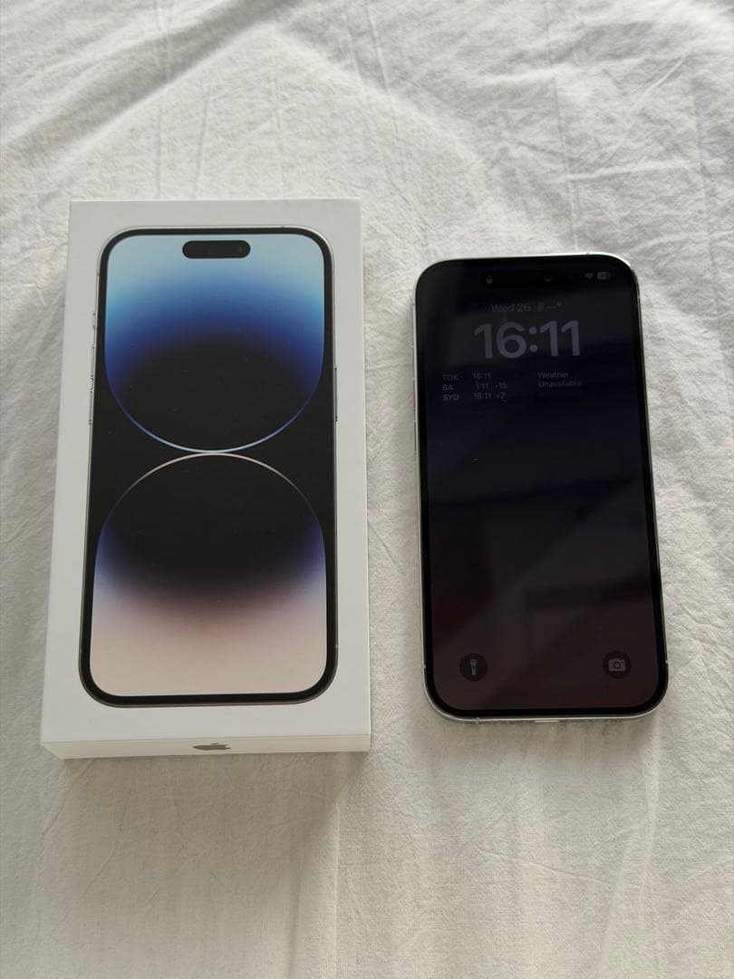 iPhone14 pro 256G 本体　simフリー　水没