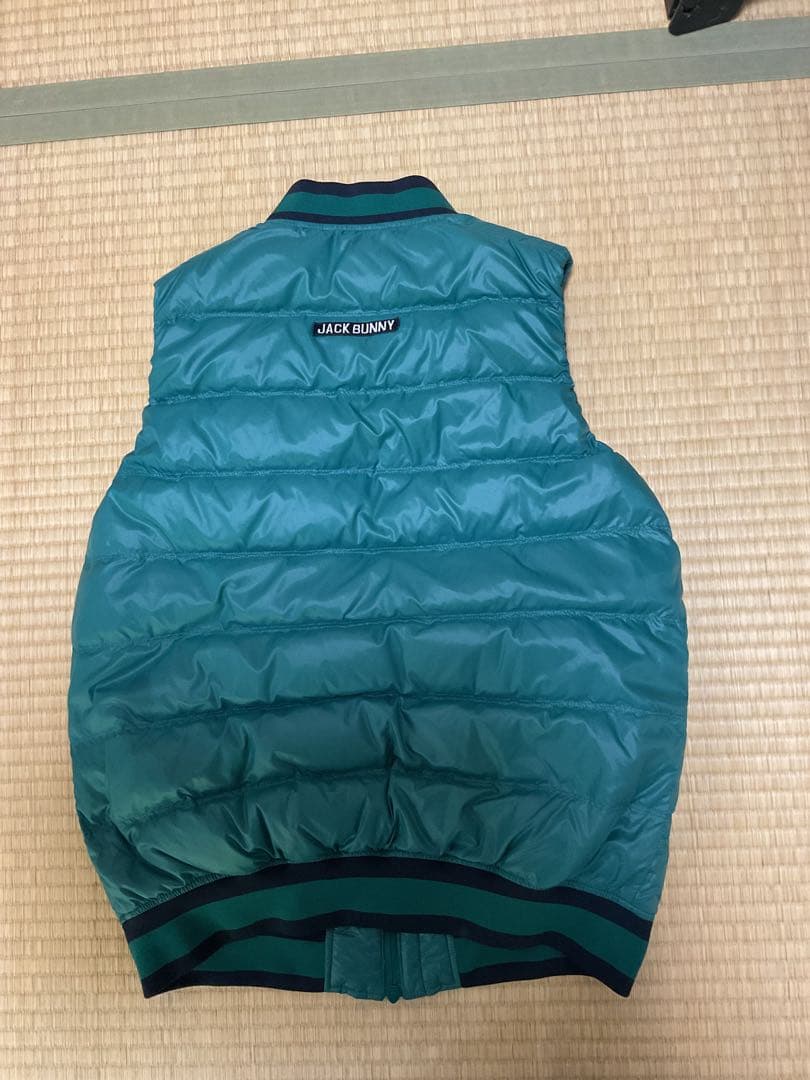 美品　JACK BUNNY ターコイズ ダウンベスト サイズ5