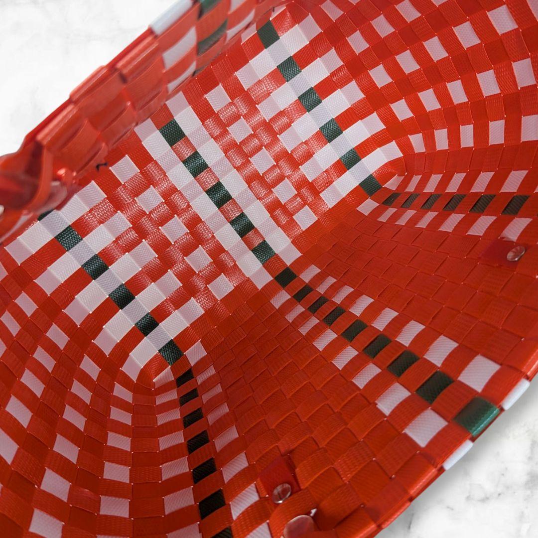 【美品】MARNI マルニ バスケットバッグ レッド 軽量トート 春夏人気カラー