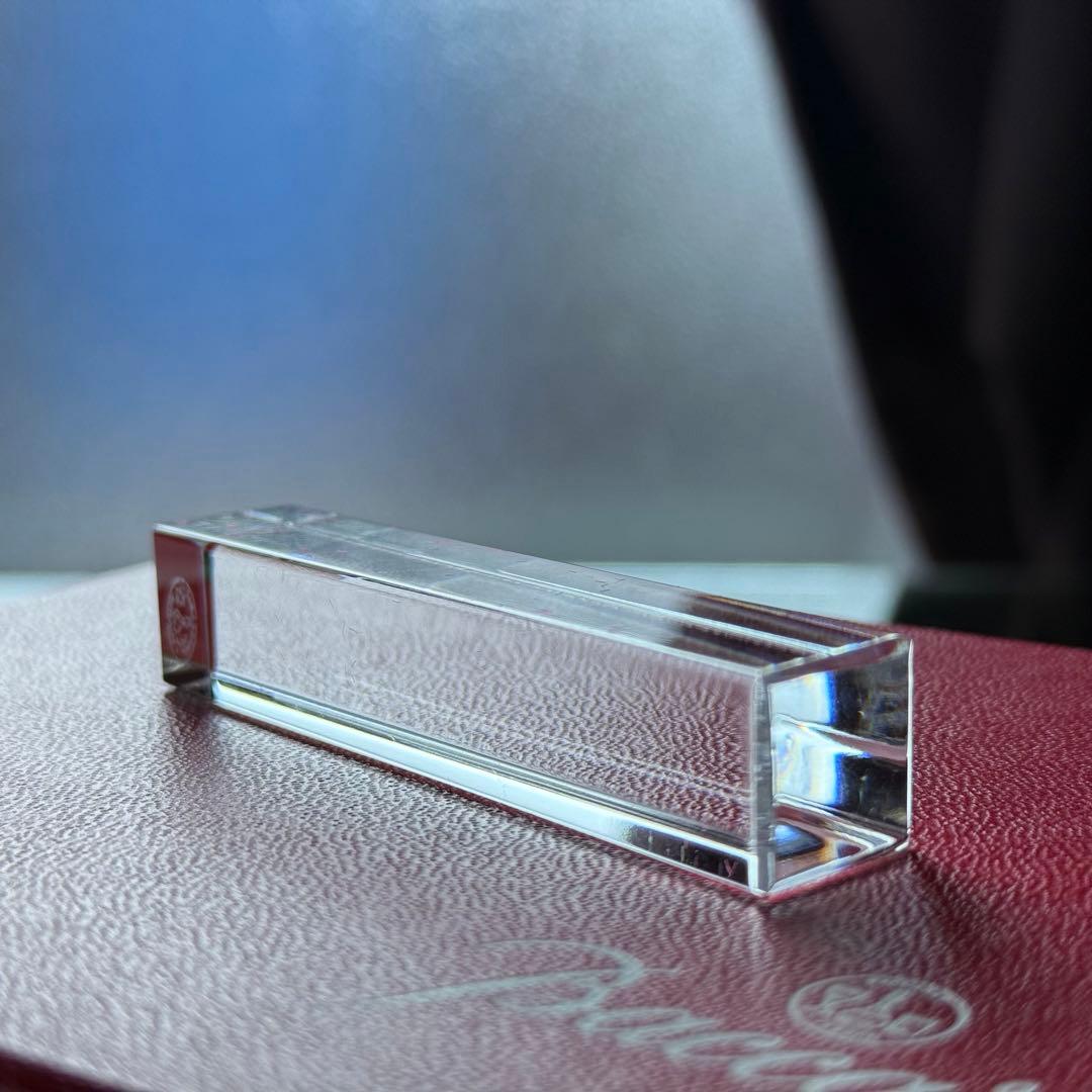 極美品♪オールドバカラ Baccaratカトラリーレスト箸置き6本☆クリスタル☆