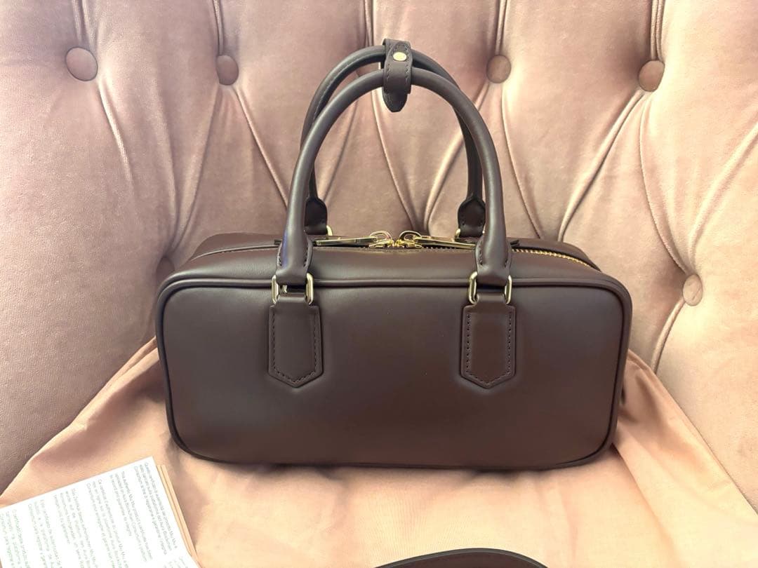 MIUMIU アルカディ　ブラウン　ラージ