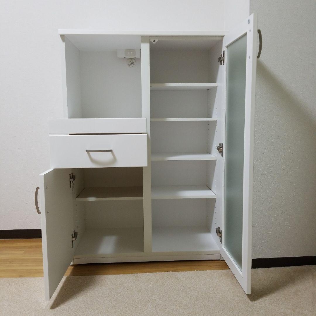 ニトリ　レンジボード　コパン T 80MRB WH