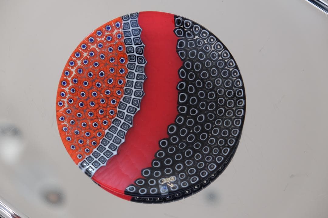 ベネチアンガラス ミルフィオリ プレート 検/モレッティ 皿 チェア カッシーナ