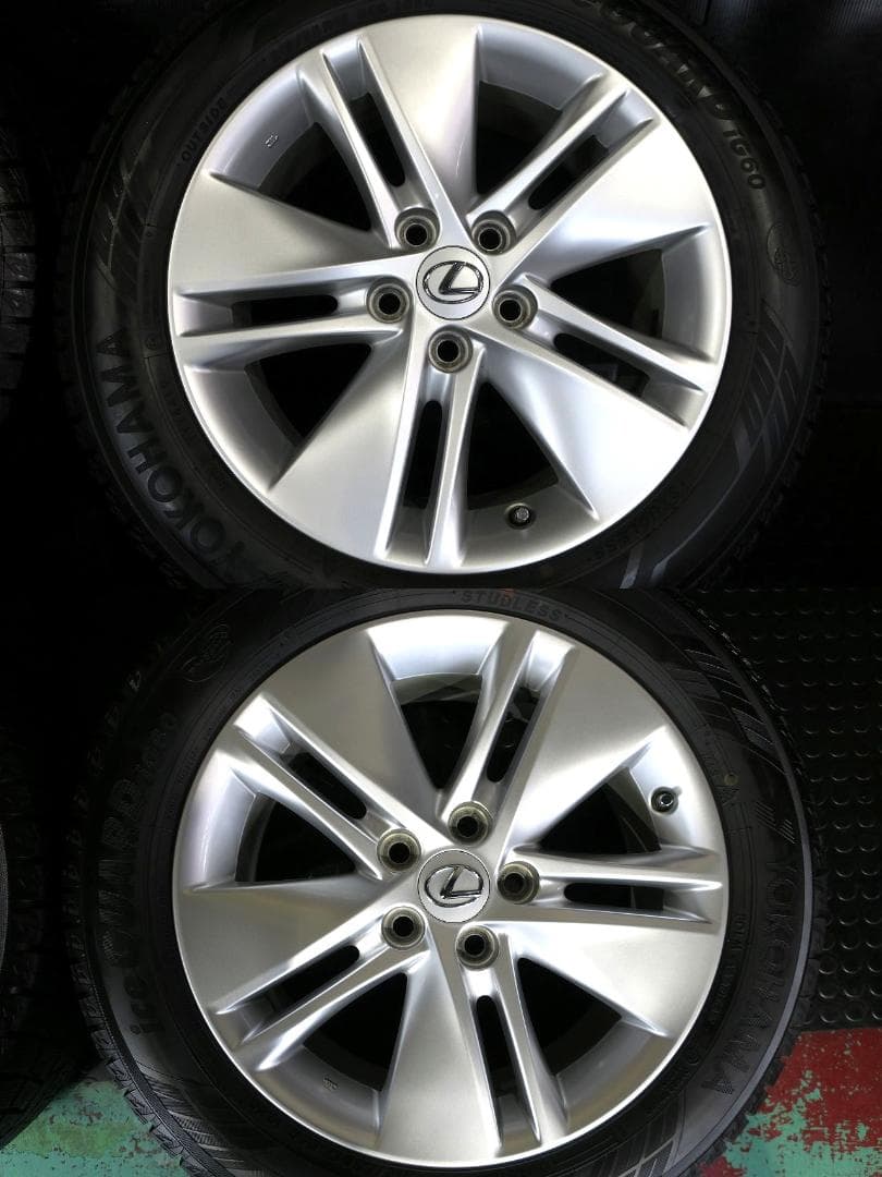 美品 レクサス HS250h 極上9分山 国産スタッドレス 215/55R17