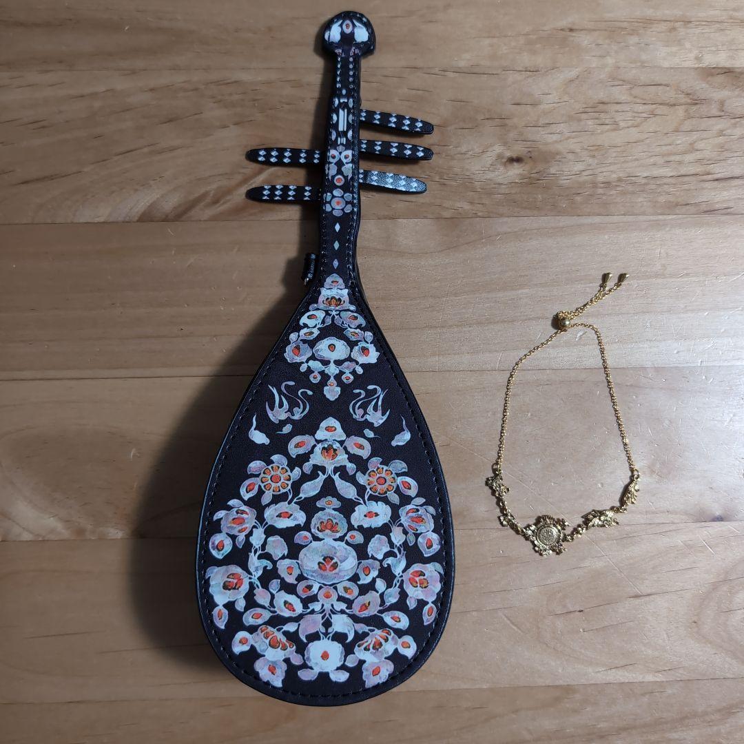 未使用フェリシモ 正倉院 螺鈿紫檀五絃琵琶 エコバッグ＆光のかけらブレスレット