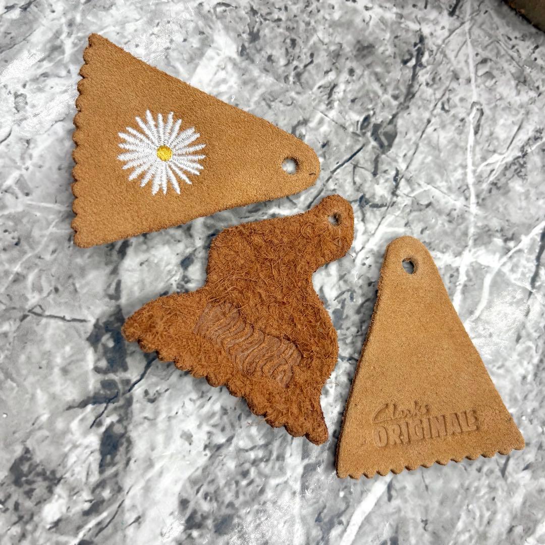 美品 クラークスオリジナル ワラビー タン コンビネーション 26.5 キャメル