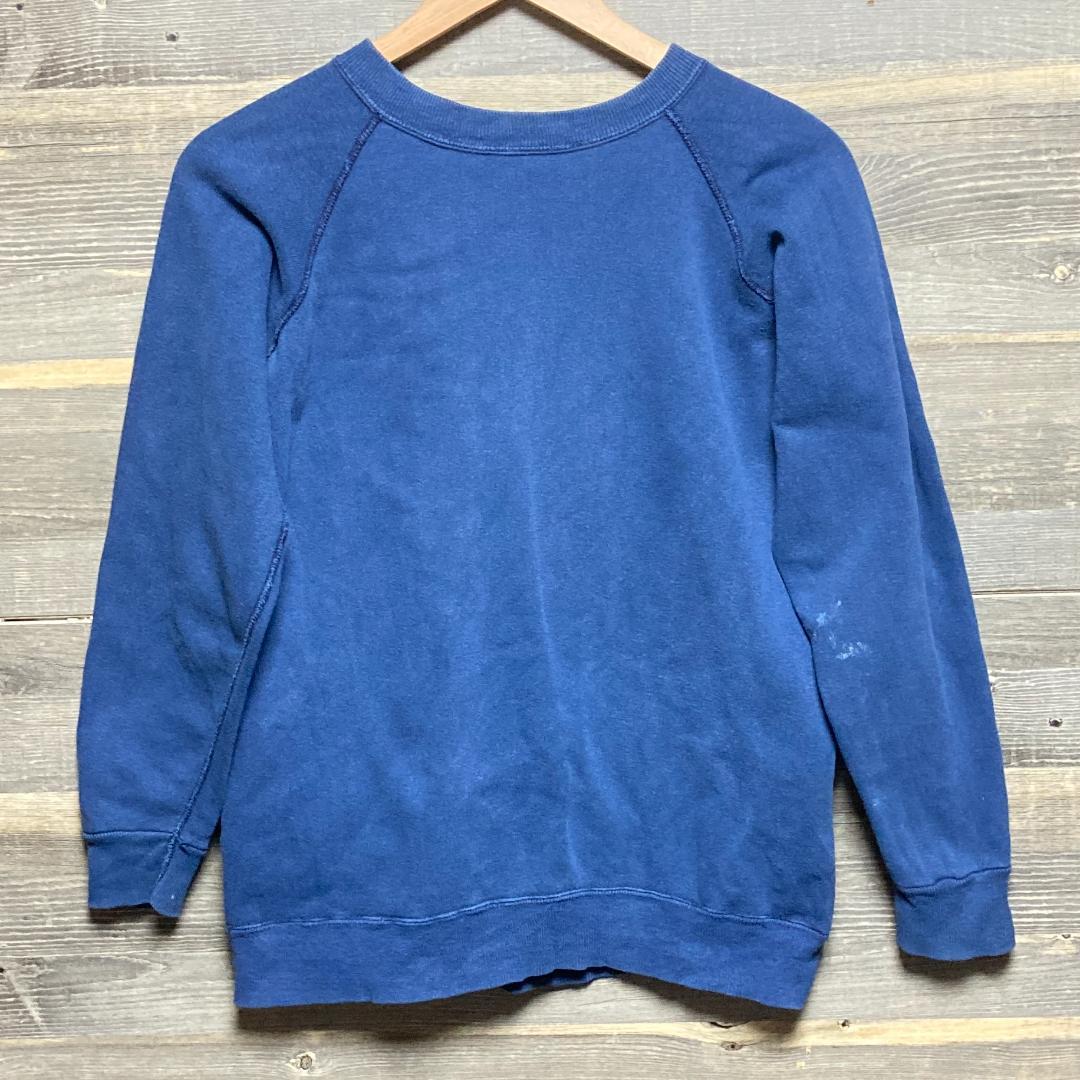 希少★70s80s USA製 脇ガゼット付 ヴィンテージ スウェット 4本針縫