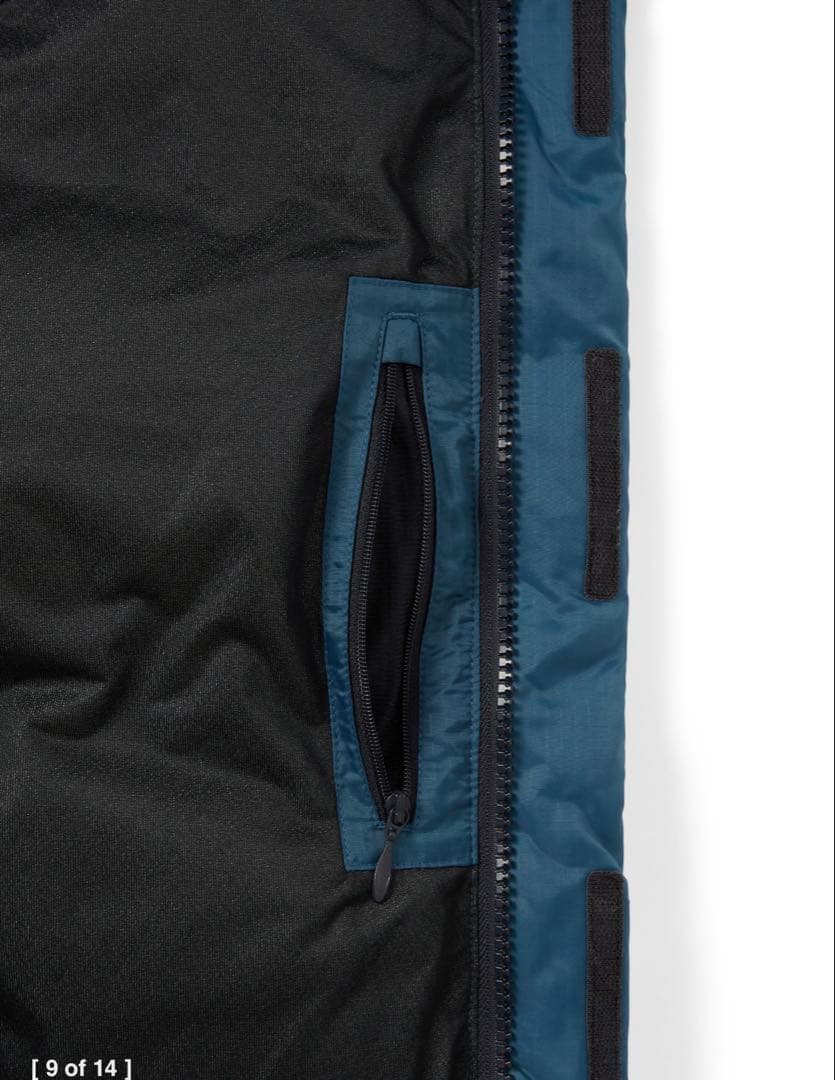 thisisneverthat ダウンジャケット ブルー