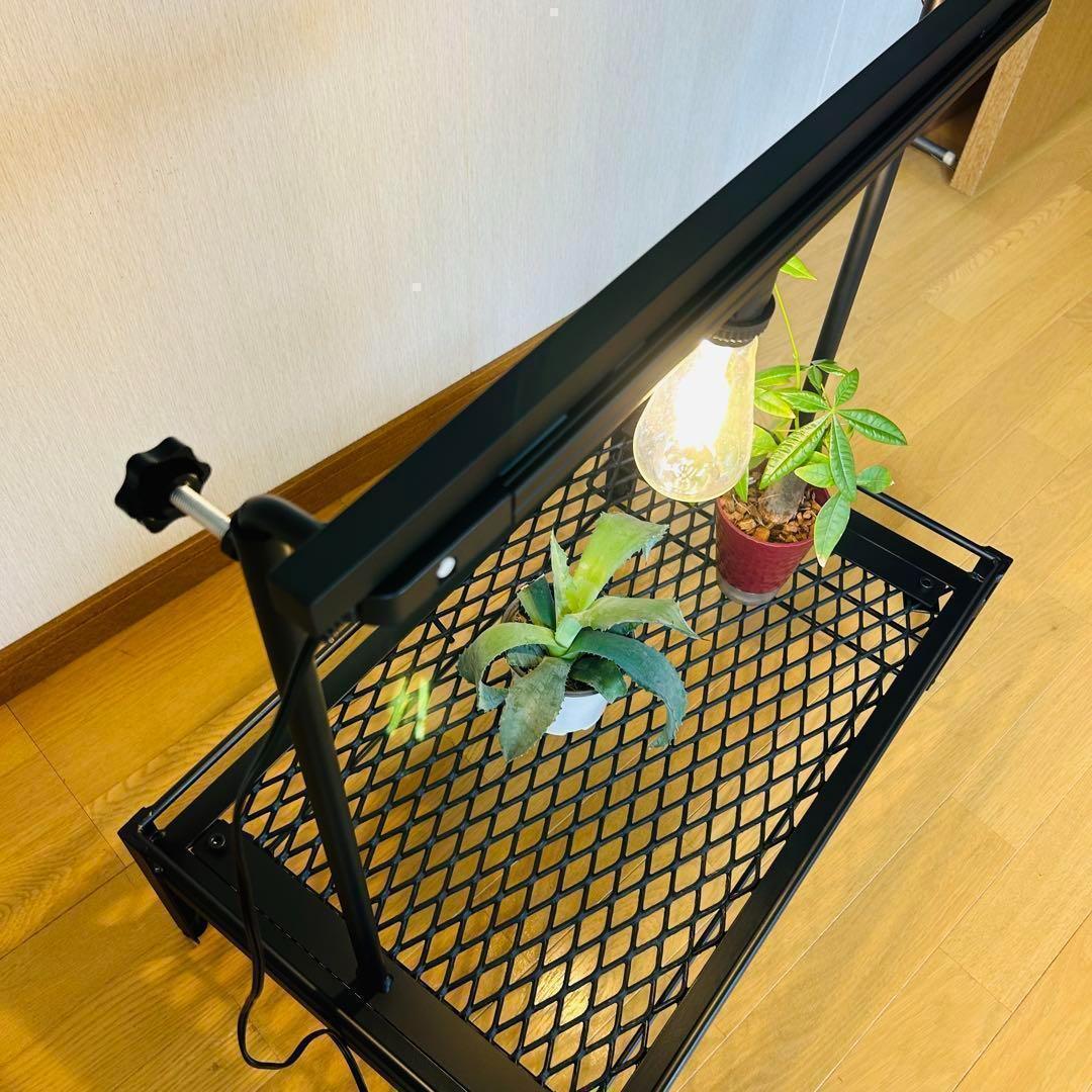 メッシュプランターラック　ダクトレール50cm 64cm x 40cm 受け皿