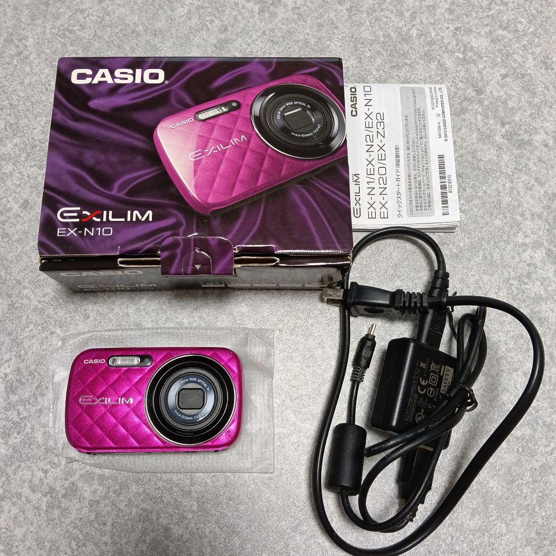 【レトロ可愛い】CASIO EXILIM デジカメ　ピンク 完品　エクシルム