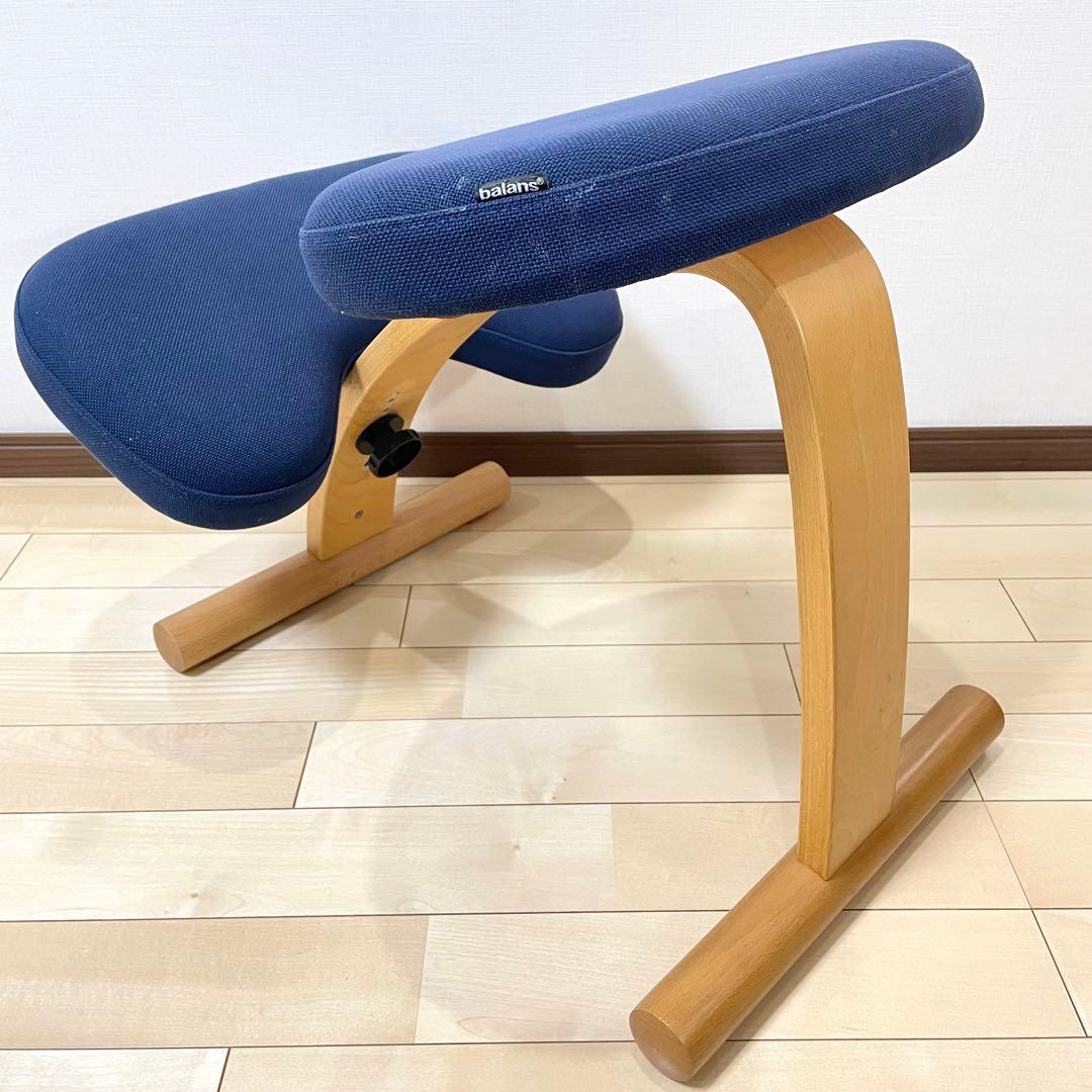バランスラボ バランスチェア バランスイージー ネイビー 中古品 サカモトハウス