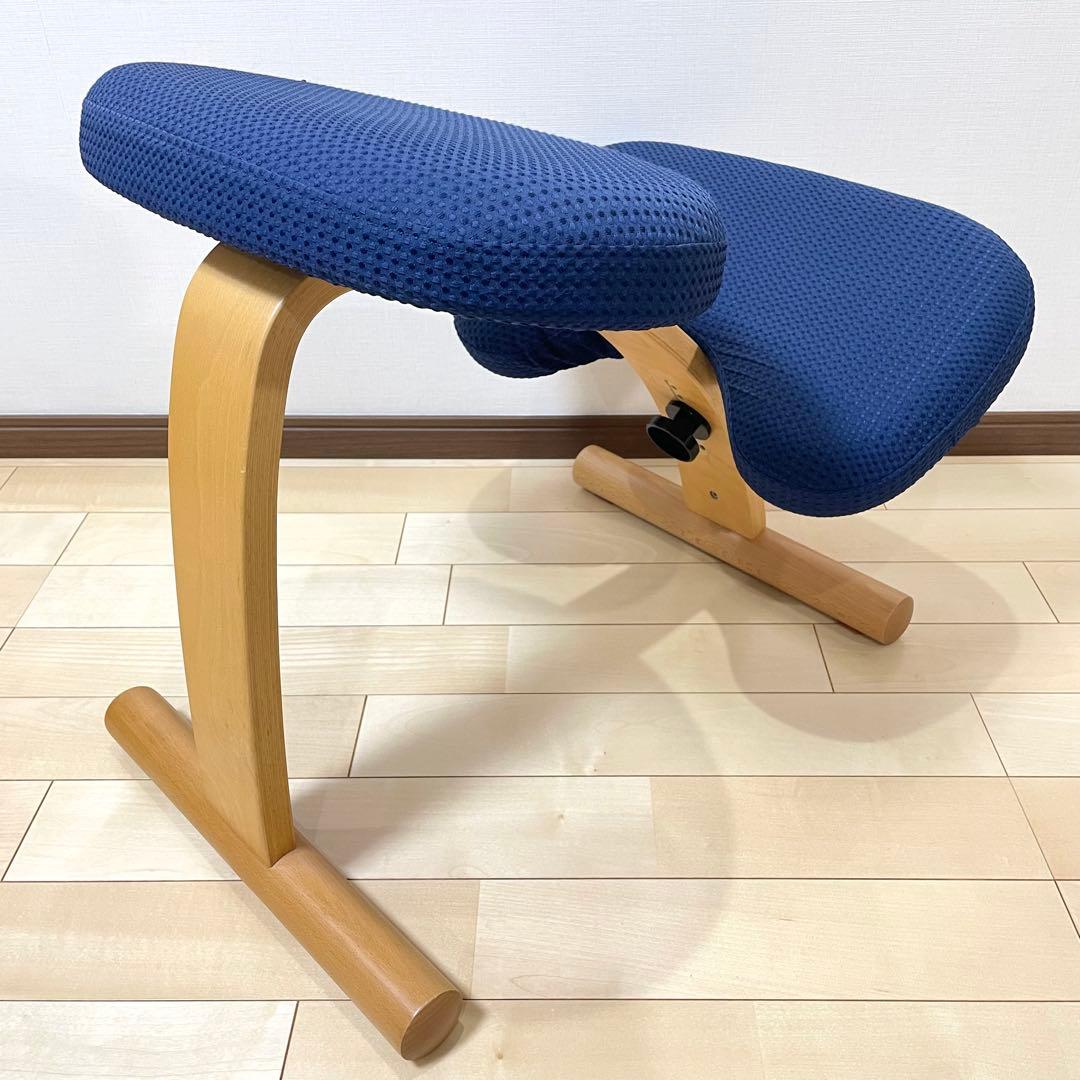 バランスラボ バランスチェア バランスイージー ネイビー 中古品 サカモトハウス