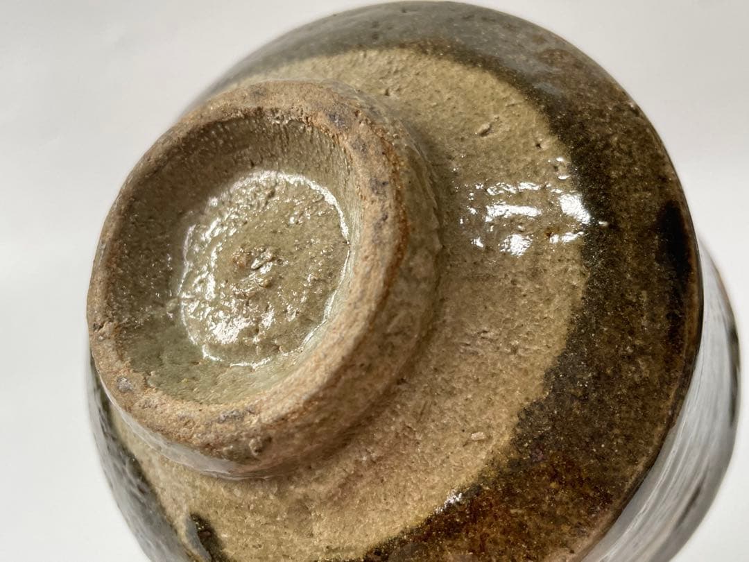 陶芸家　人間国宝　濱田庄司　浜田庄司　？　茶碗　鉄絵　稲妻