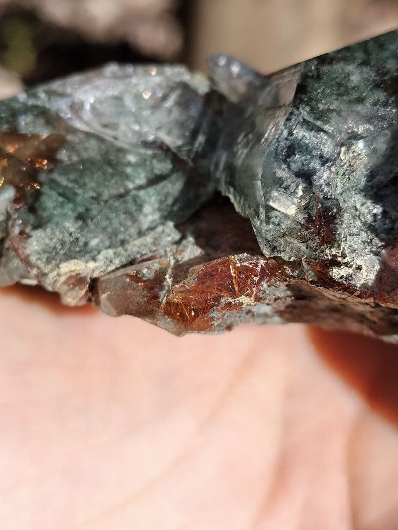 【激渋ルチル】マニハール産ルチルクォーツ原石