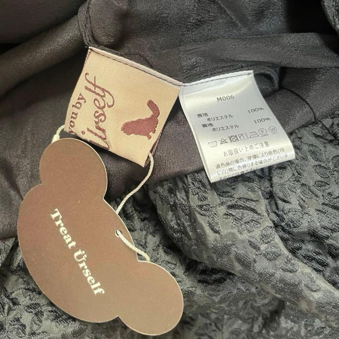 新品タグ付き‼️ トリートユアセルフ パフミニドレス ミニワンピ パフスリーブ