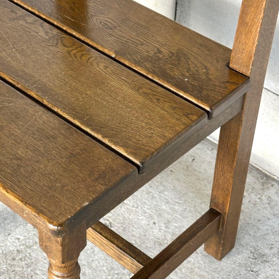 ✦昭和レトロ✦ オーク材 椅子｜ヴィンテージ ダイニングチェア｜無垢木製