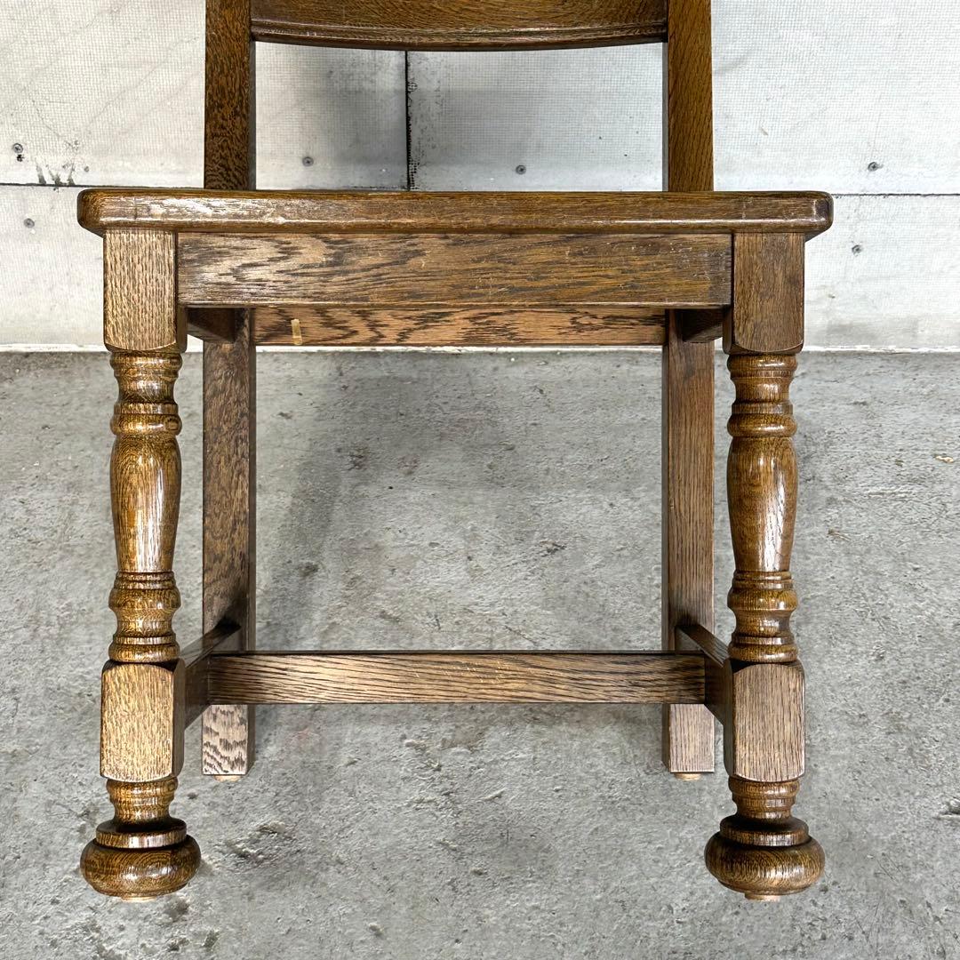 ✦昭和レトロ✦ オーク材 椅子｜ヴィンテージ ダイニングチェア｜無垢木製