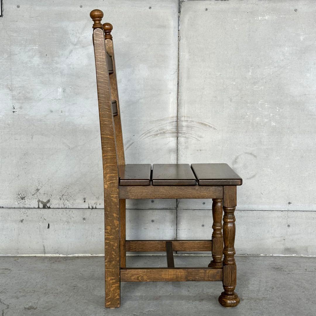 ✦昭和レトロ✦ オーク材 椅子｜ヴィンテージ ダイニングチェア｜無垢木製