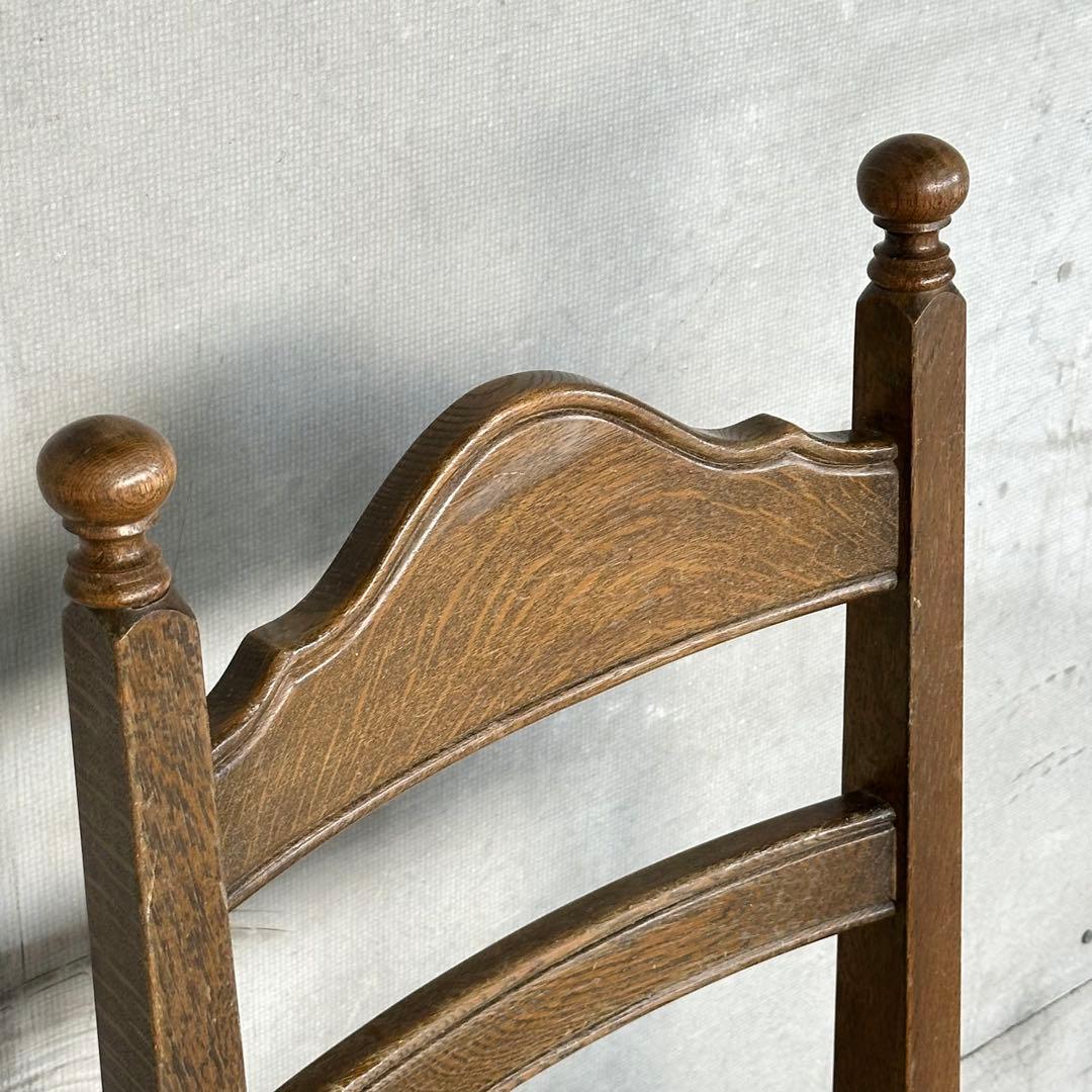 ✦昭和レトロ✦ オーク材 椅子｜ヴィンテージ ダイニングチェア｜無垢木製