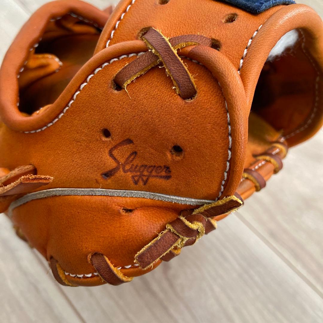 久保田スラッガー　軟式グラブ L7s KSオレンジ 東京支店　湯もみ型付け済み