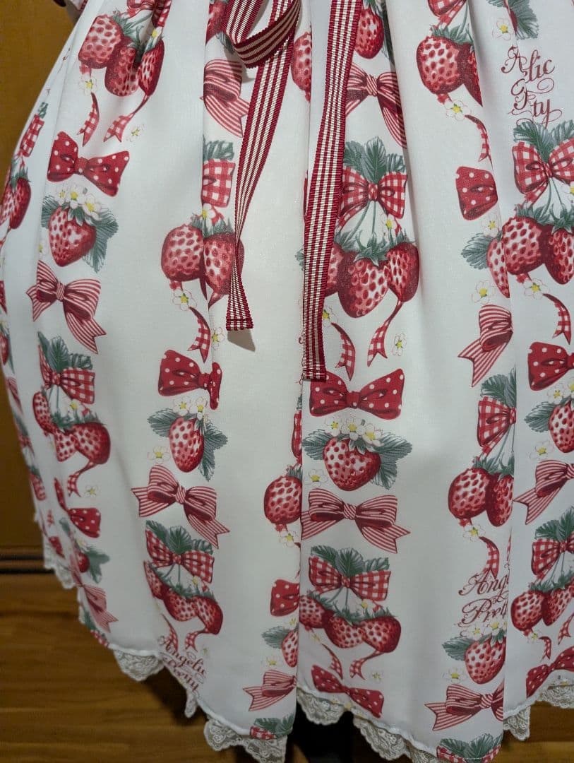 AngelicPretty StrawberryDollワンピース＆カチューシャ